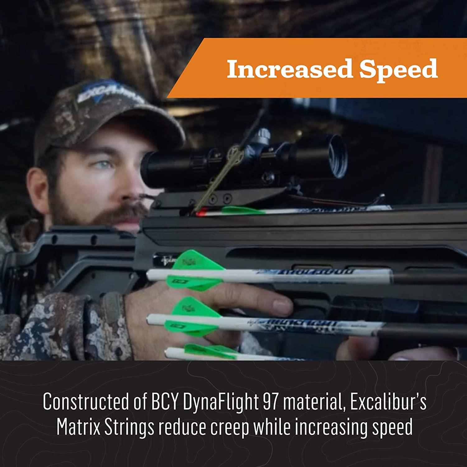 Excalibur Matrix crossbow string center-serving detail—extended string life