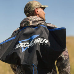 Excalibur Poncho Crossbow Case open compartment for gear.