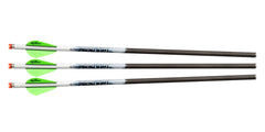Excalibur ProFlight illuminated beacon nocks on arrows for quick aiming in dim light