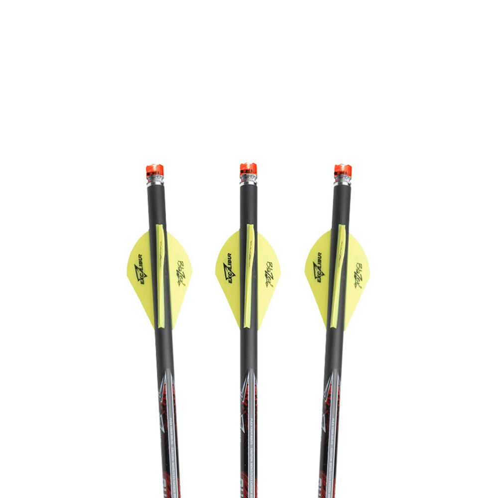 Excalibur Quill 16.5" illuminated arrow pack shot emphasizing durability and compatibility with Micro and Twinstrike