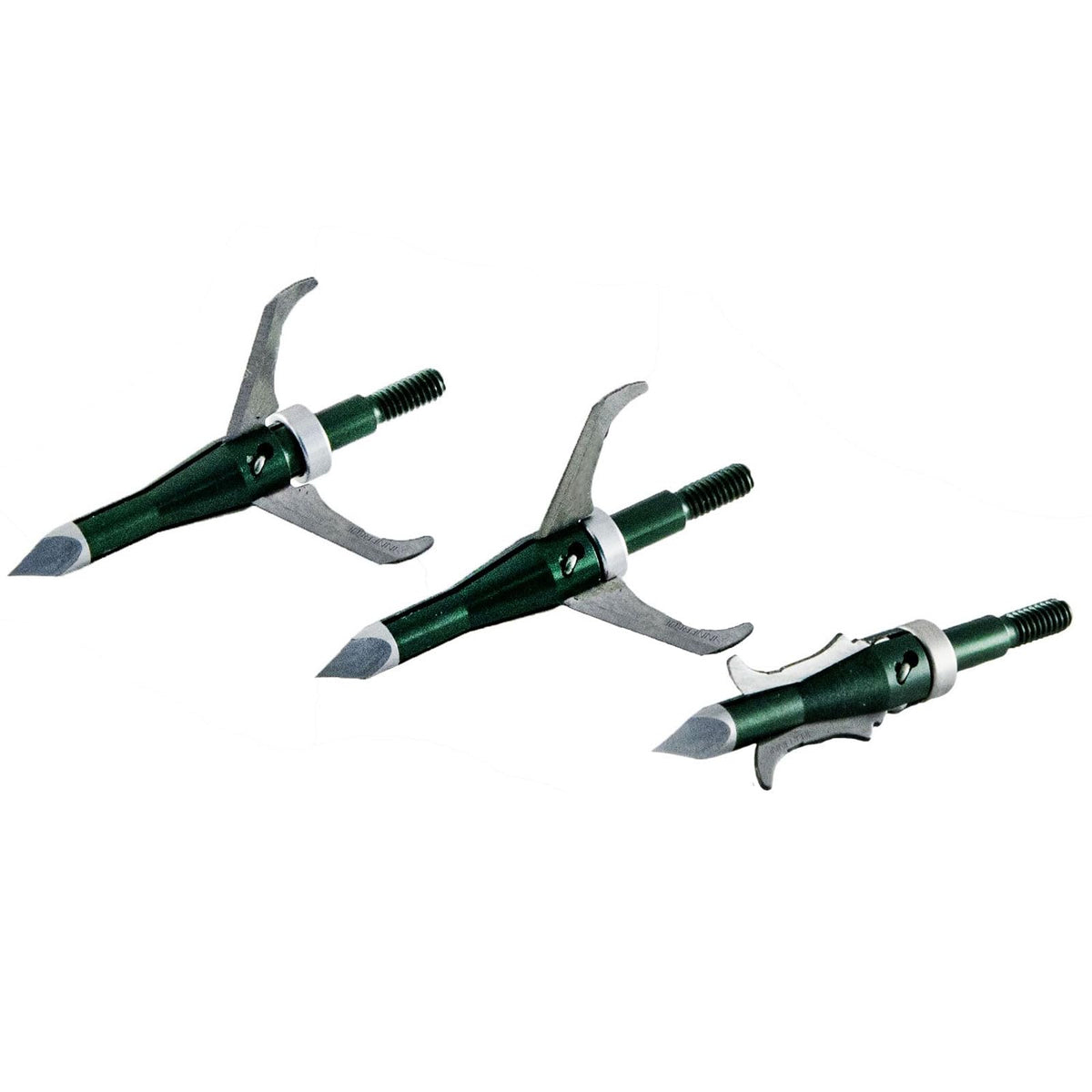 Excalibur X-Act 100gr broadhead mounted on bolt showing crossbow hunting performance.