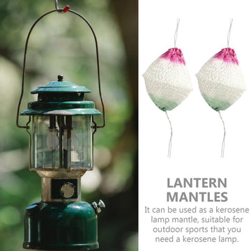 EXCEART hiking camping gear mantles support reliable flame