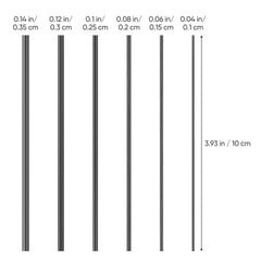 Universal EXCEART joint fits various carbon fiber rod diameters