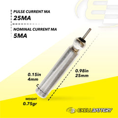 Exell CR425 pin battery fuels pole lights for quick night recognition.