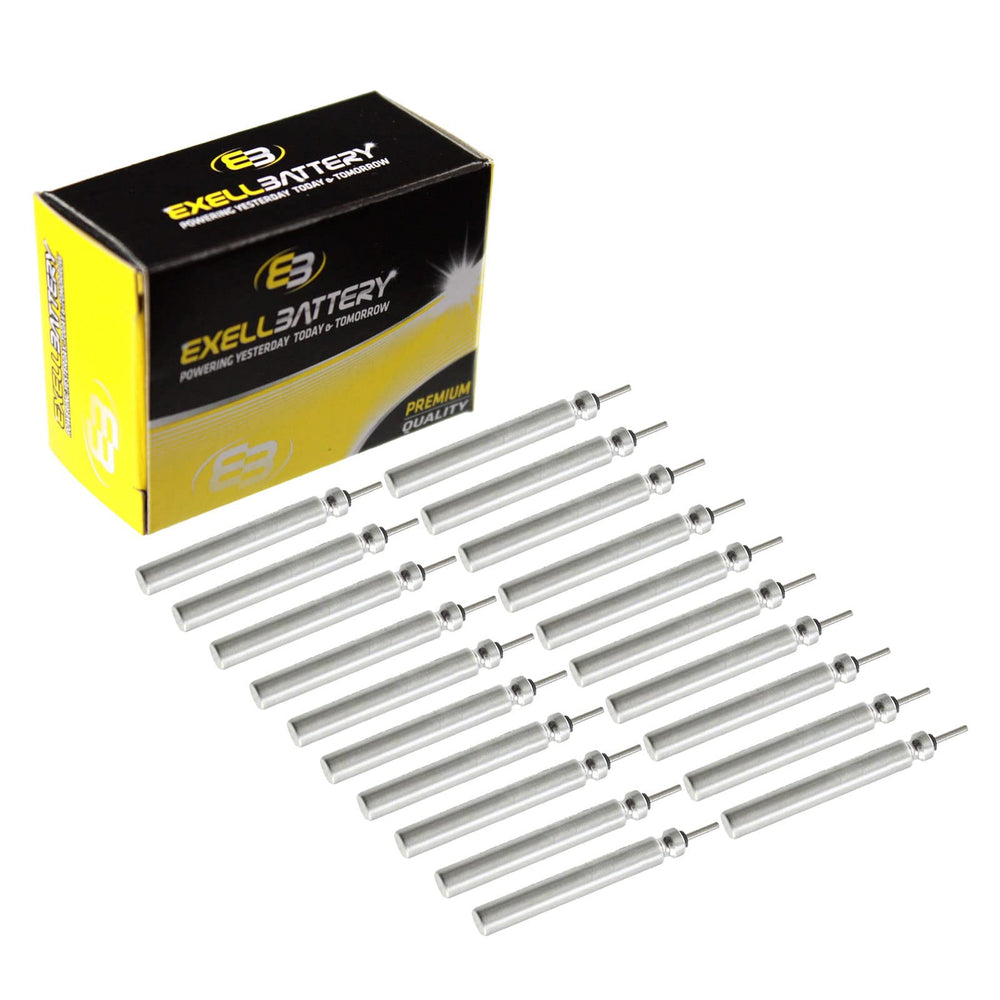 Exell Battery CR435 pin-type battery powers fishing lures and floats reliably.