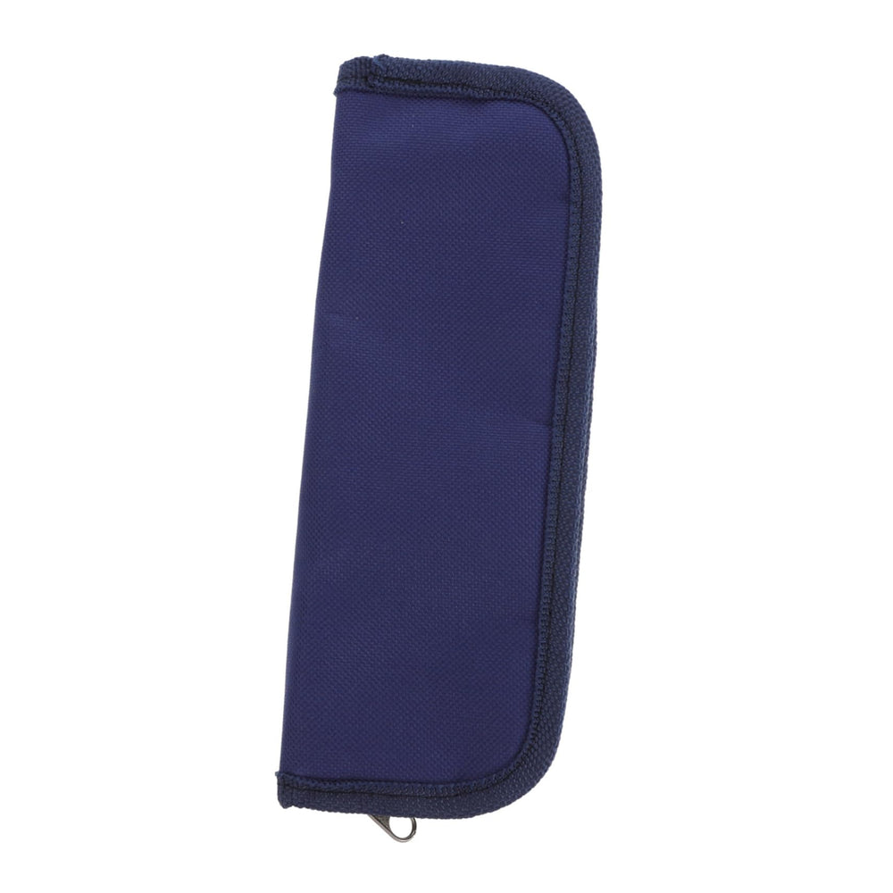 EXHUMKY cooler bag navy front view highlights compact portable medicine organizer for travel