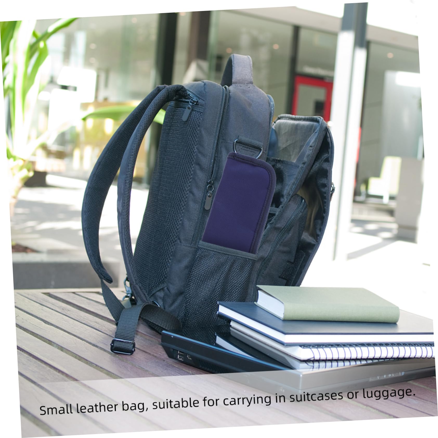 EXHUMKY navy cooler bag ideal for school, camping, and short trips