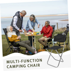 EXHUMKY fishing stool sturdy frame for stable outdoor seating