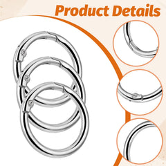 Exircy zinc alloy round buckle with rust-proof finish for durable use