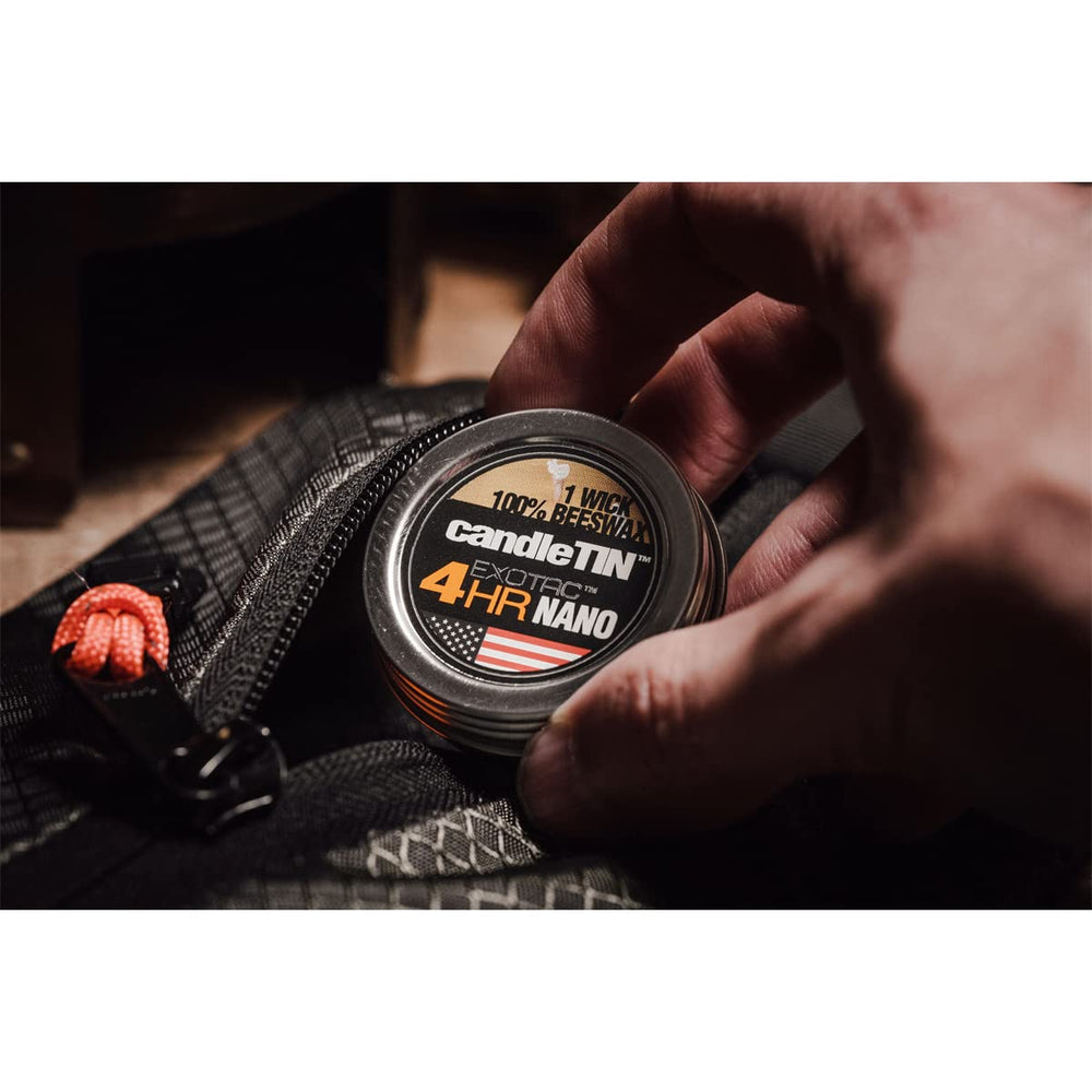 Exotac candleTIN Nano USA-made, ensuring quality you can trust.