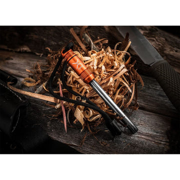 Exotac fireROD camping use demonstrates reliable field readiness.