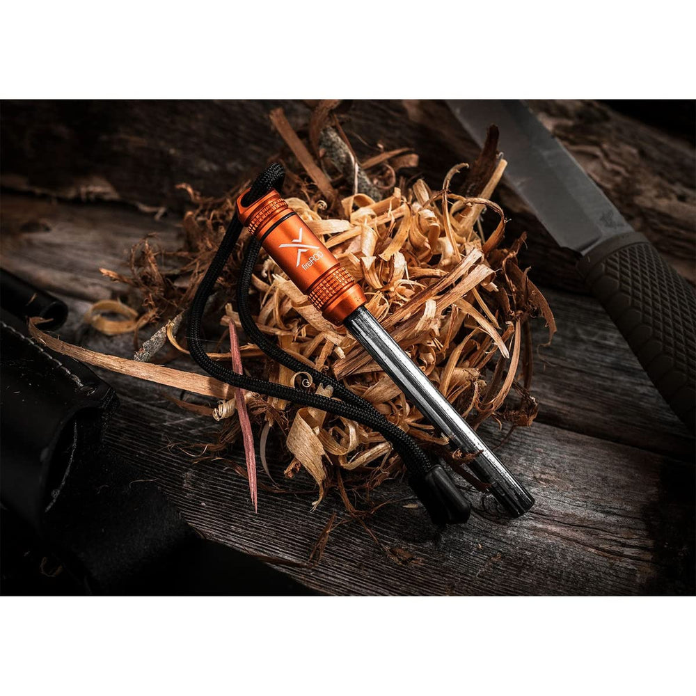 Exotac fireROD camping use demonstrates reliable field readiness.