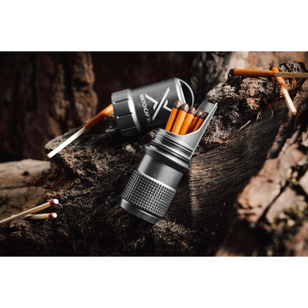 Exotac MATCHCAP XL blaze orange visibility for easy spotting