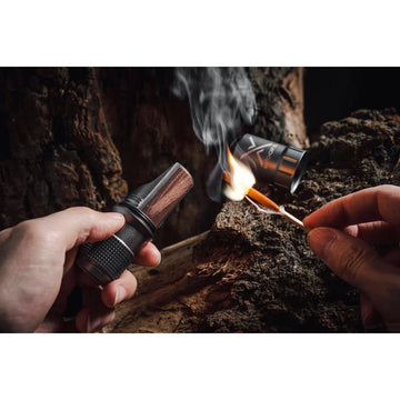 Exotac MATCHCAP XL compact design fits on packs or gear.