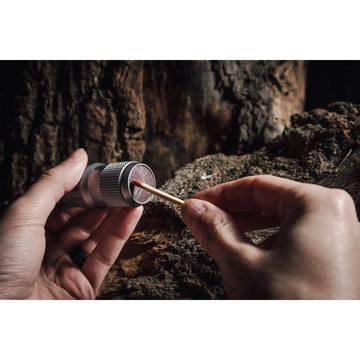 Exotac MATCHCAP XL includes a secure keychain attachment option.