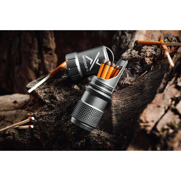 Exotac MATCHCAP XL ready for rugged outdoor use and storms.
