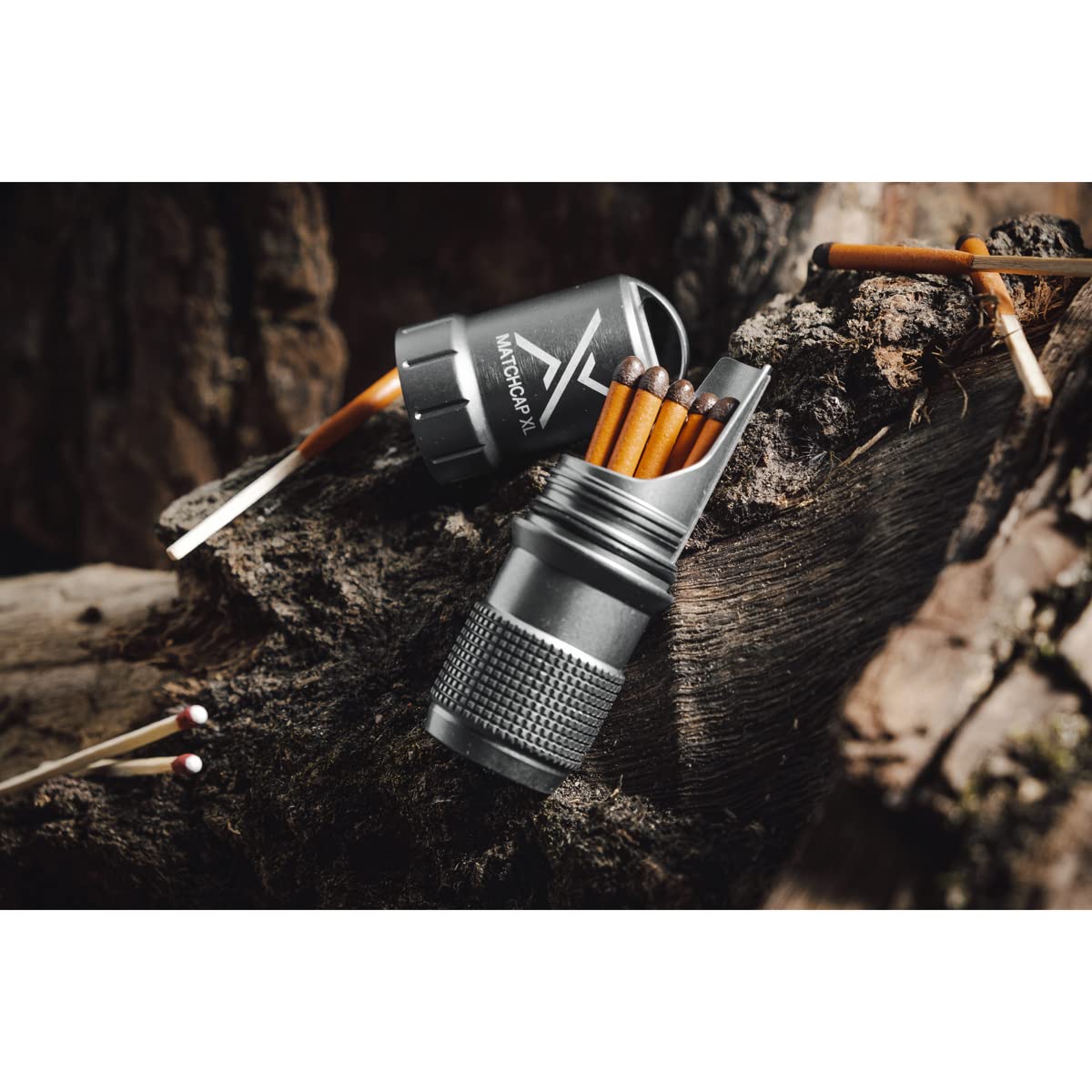 Exotac MatchCap XL waterproof seal protects contents in wet conditions