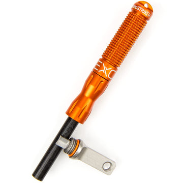Exotac nanoSTRIKER XL compact design enables quick ignition in outdoor adventures.