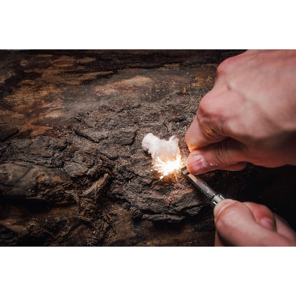 Exotac quickLIGHT fluffed end to maximize surface area.