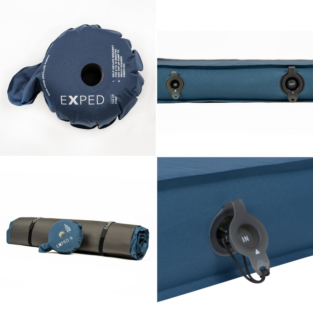 Exped DeepSleep Mat Single LW SUV-sidewalls maximize back-seat sleeping space