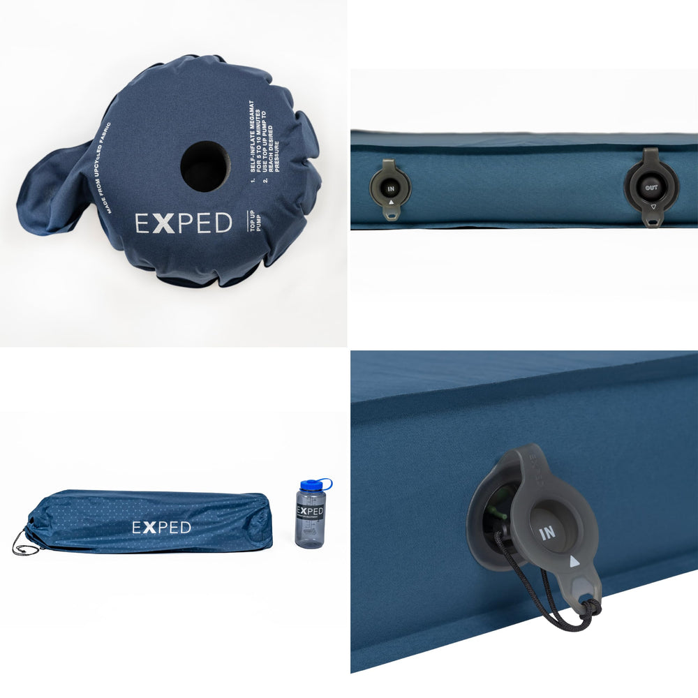 Exped DeepSleep Mat Single MW foam-core closeup showing insulation and support.
