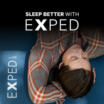 Exped DeepSleep Mat Single MW repair kit included for on-the-go fixes.