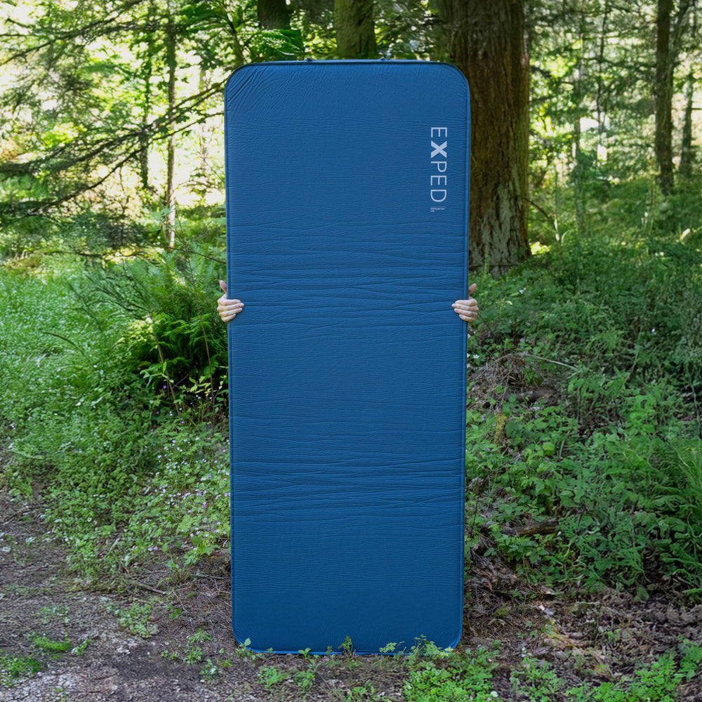 Exped DeepSleep Mat Single MW SUV space layout demonstrating generous surface area.