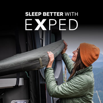 Exped LuxeMat Duo M Sidewinder Bag for travel and organization.