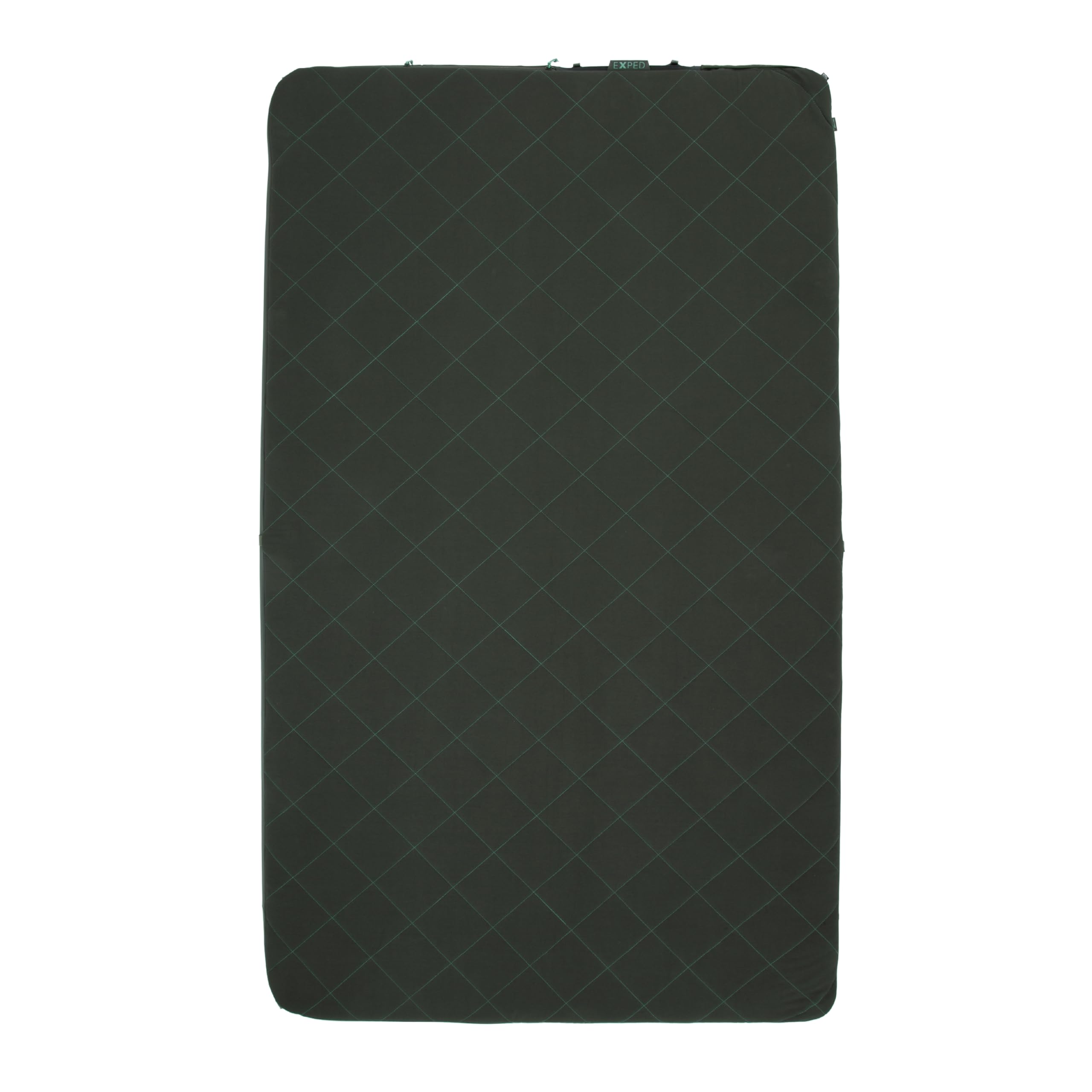 Exped LuxeMat Duo M top view shows plush comfort for car camping.