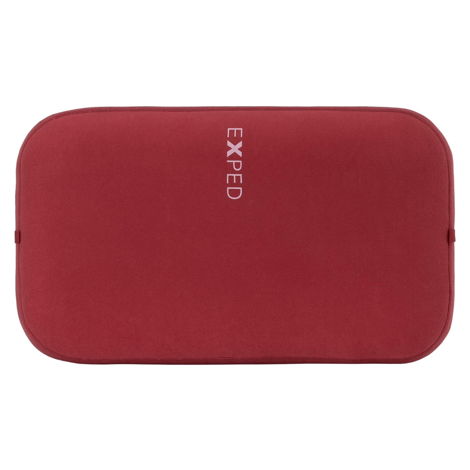 Exped Mega Pillow 3D shape provides an extra-large surface for side, back, or stomach sleeping.