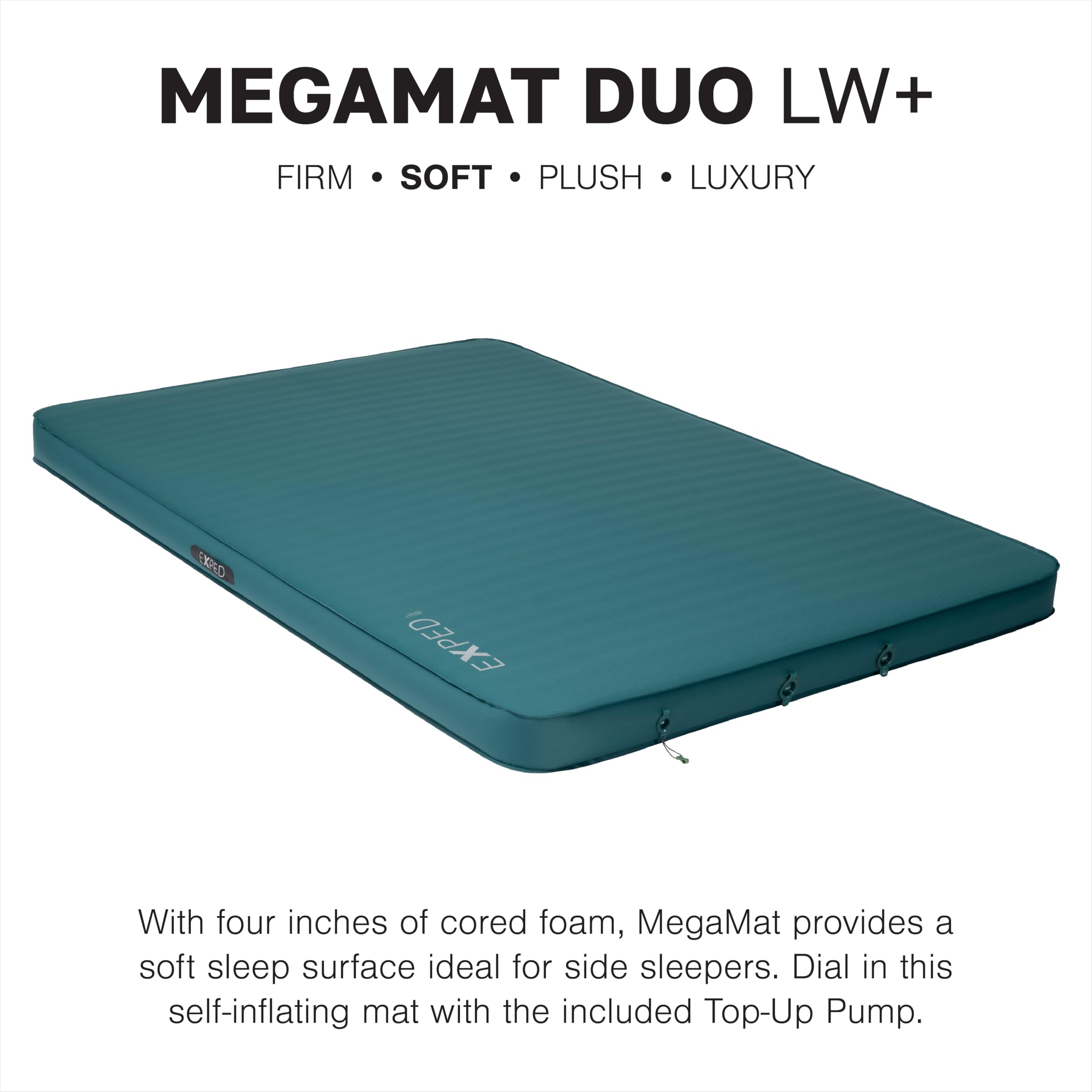 Exped MegaMat Duo Long Wide Plus close-up of 4-inch foam core