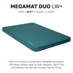 Exped MegaMat Duo Long Wide Plus close-up of 4-inch foam core