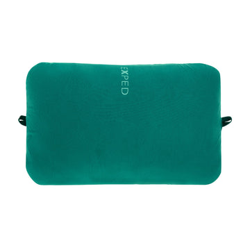 Exped Trailhead Pillow large front view showcases plush comfort for travel and camping.