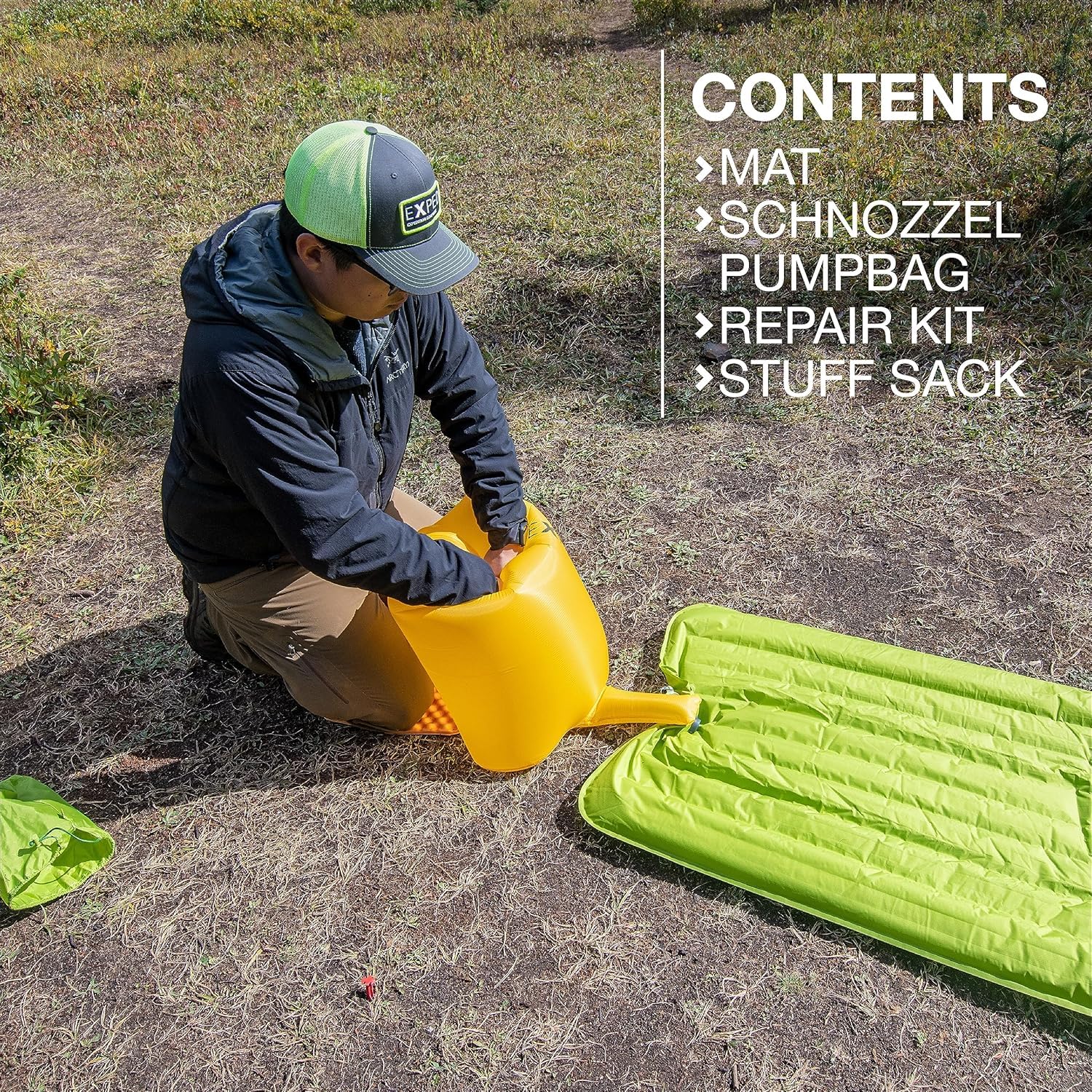 Exped Ultra 3R Duo shows 20-degree insulation for warmth on cool nights.