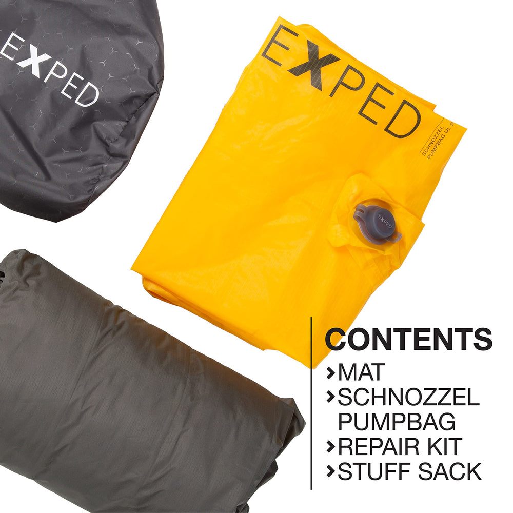 Exped Ultra 7R Pumpbag inflation enables quick, moisture-free self-inflation.