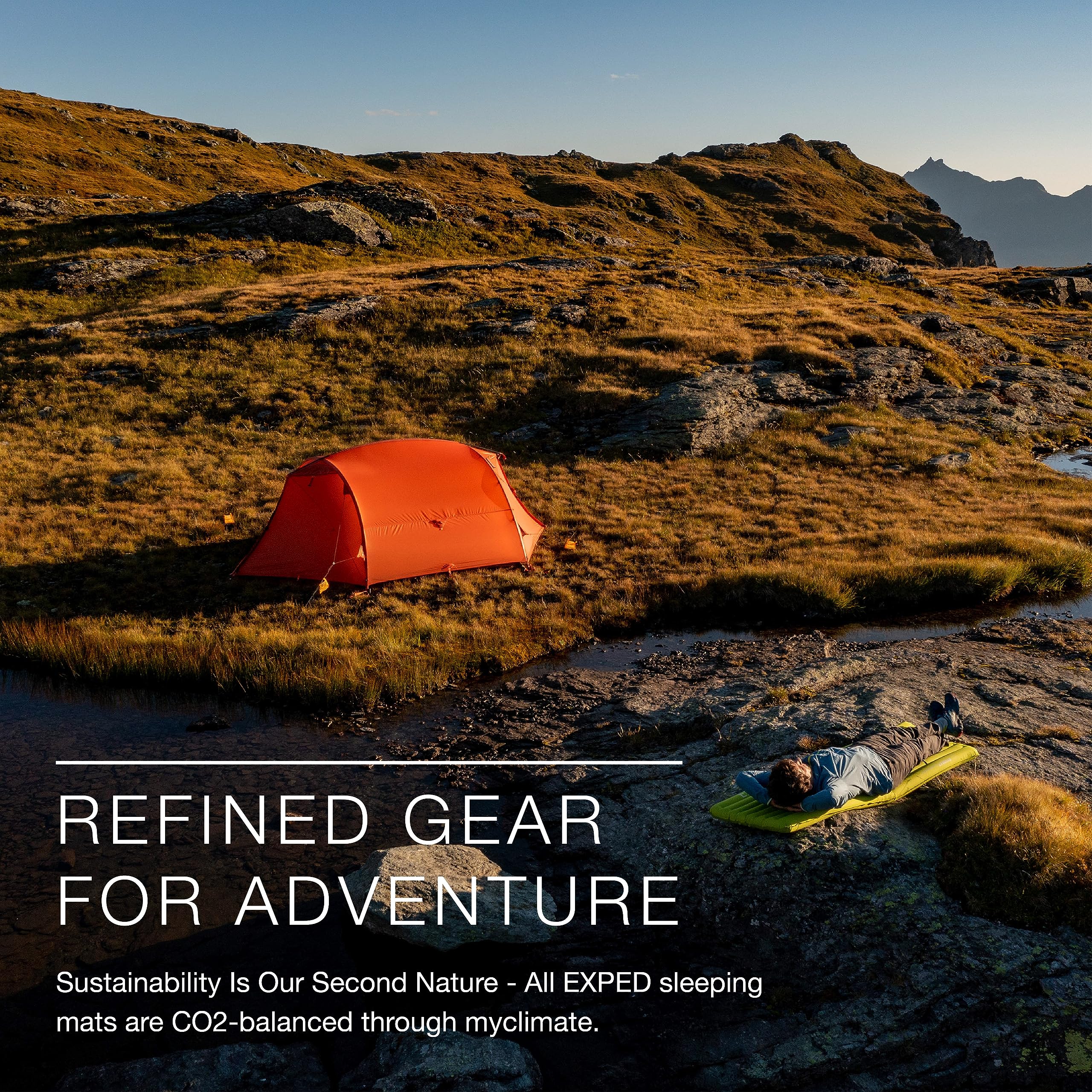Exped Widget works with EXPED mats and is CO2-balanced through myclimate.