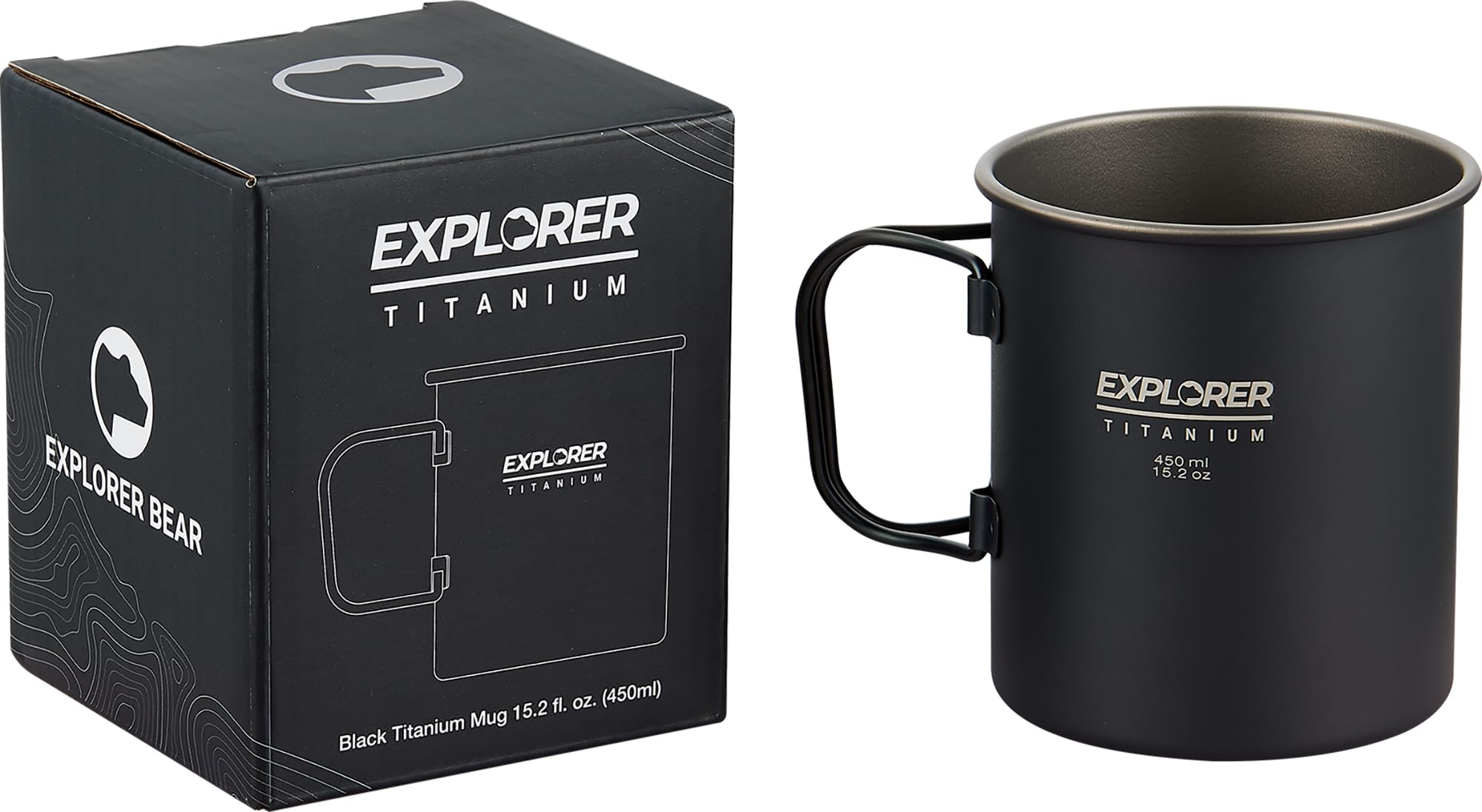 Mesh bag included with Explorer Bear cup for safe transport and protection.
