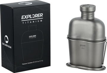 Durable titanium construction from Explorer Bear withstands rugged environments