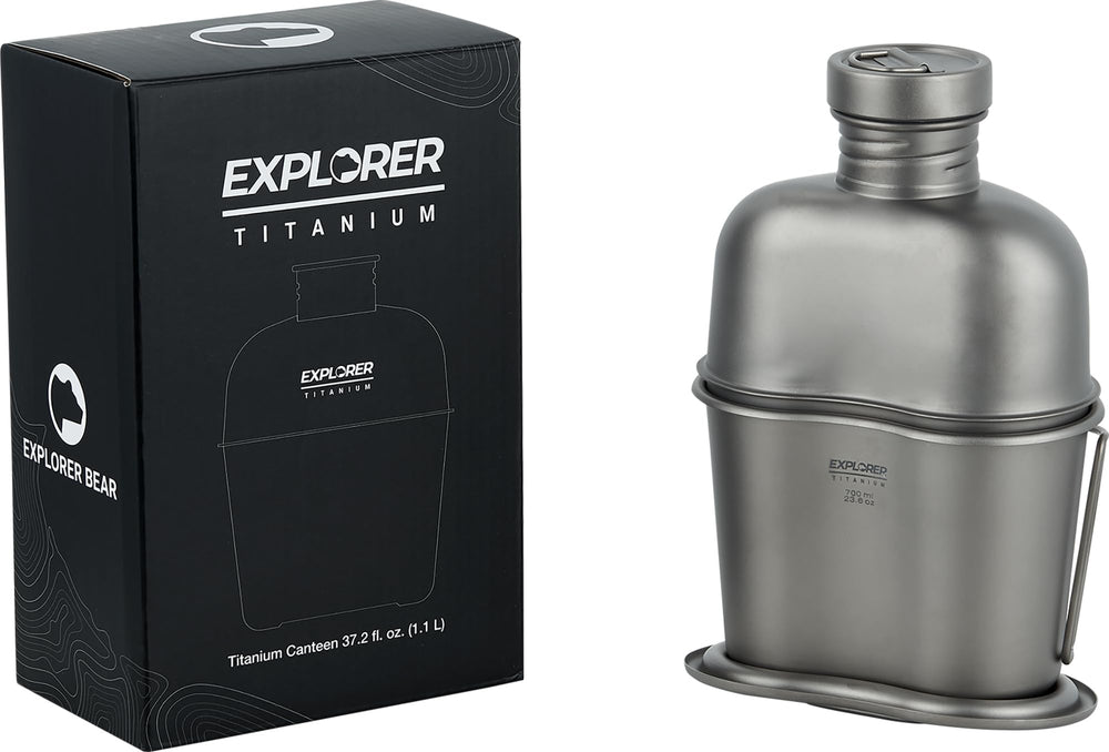 Durable titanium construction from Explorer Bear withstands rugged environments