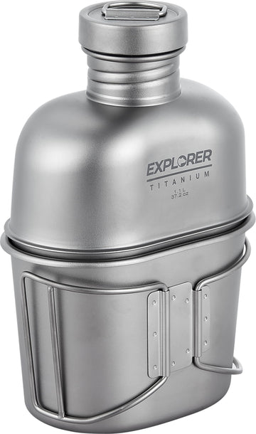 Nest design of Explorer Bear canteen saves space in your pack