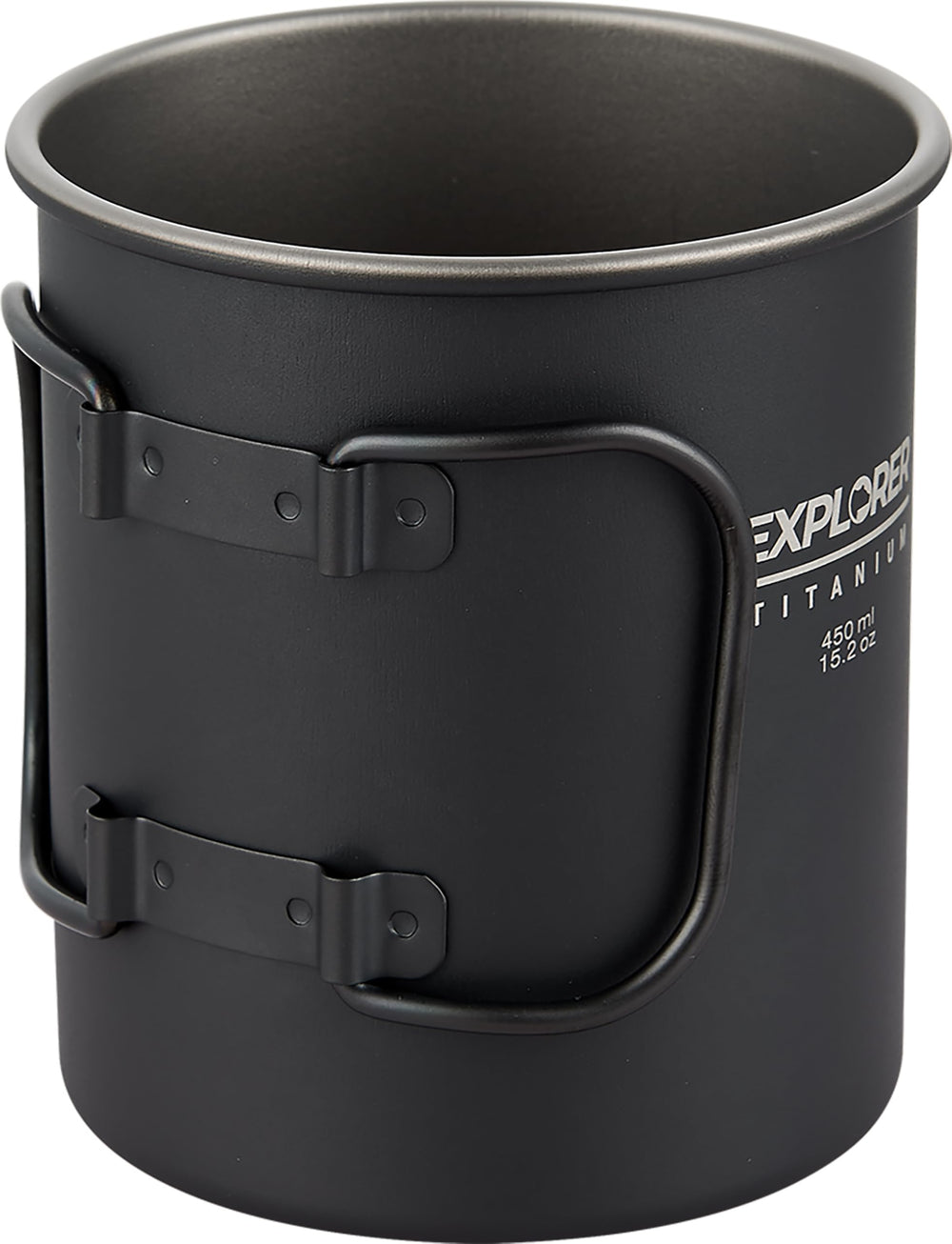 Close-up of Explorer Bear titanium surface showing rugged durability for outdoor use.