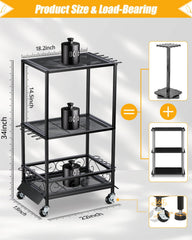 Height-adjustable rod rests suitable for various rod lengths and reels