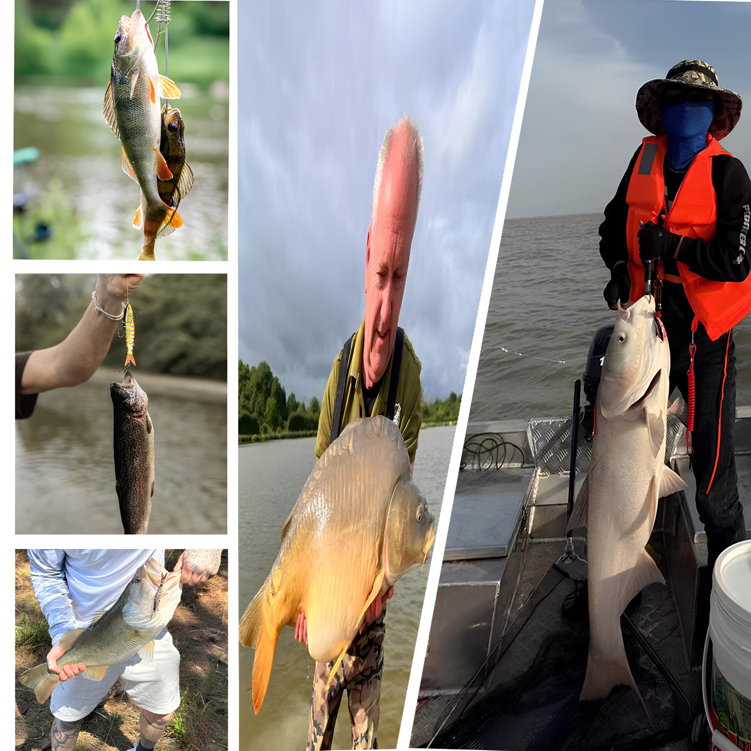 Included extra fishing hooks sizes 6 and 8