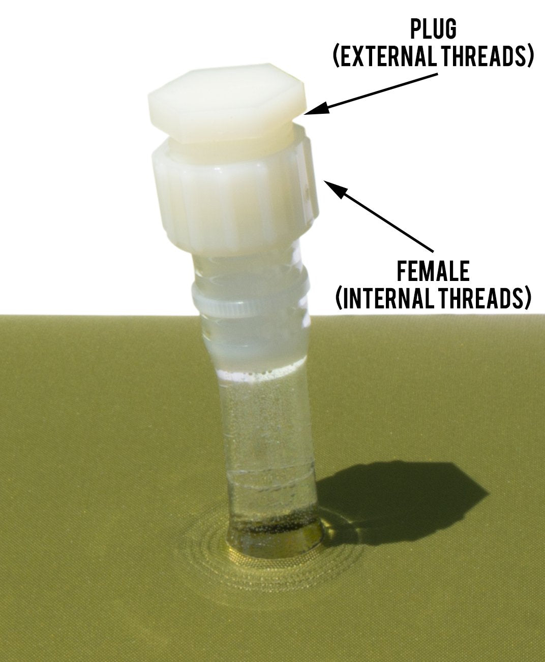 AQUATANK-2 outer nylon shell shows puncture resistance during rough handling.