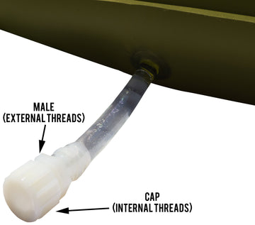 AQUATANK-2 hose fill connection enables quick onsite filling.