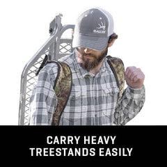 Extra padding for heavy loads on treestands