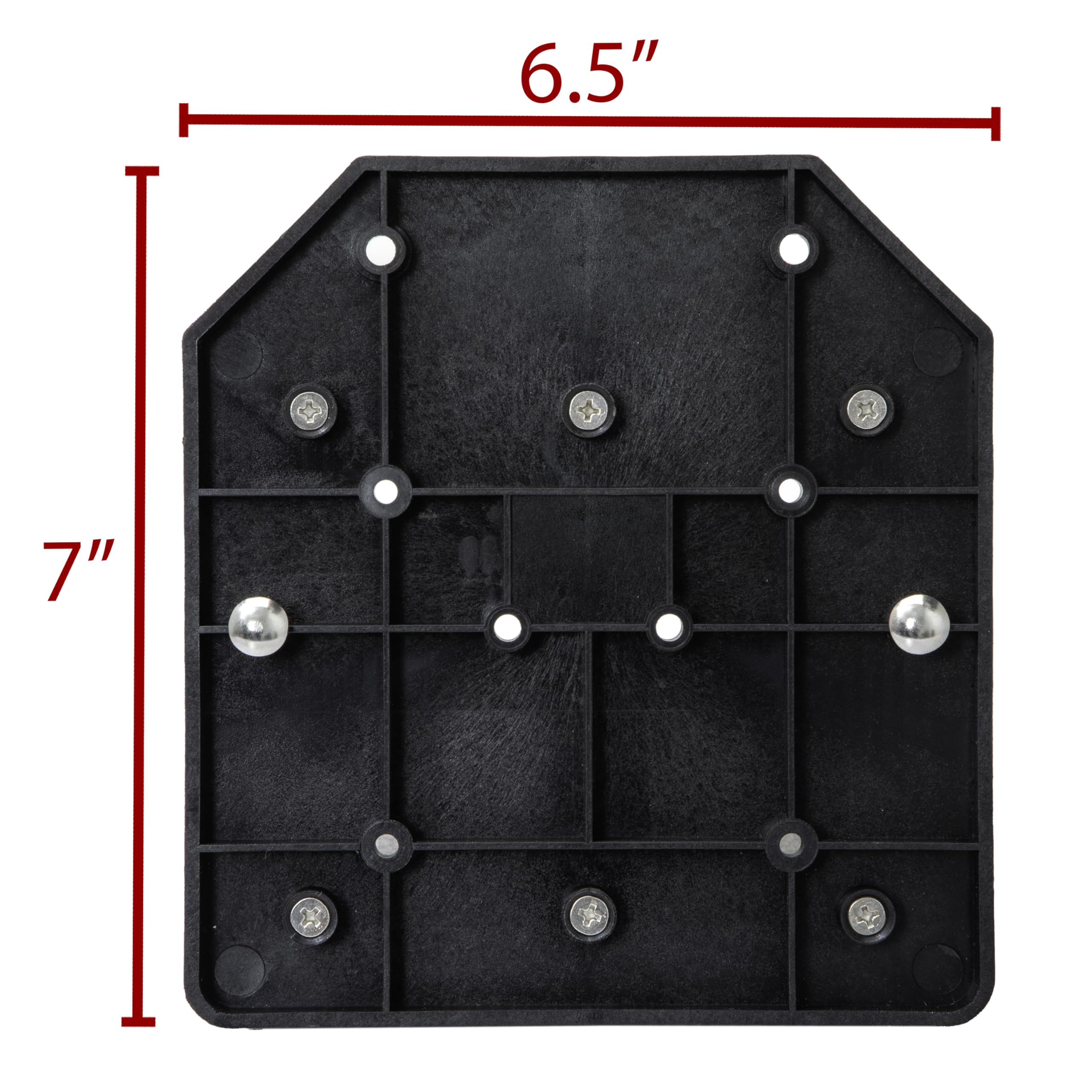 Extreme Max tool holder with oversized knobs for easy repositioning on track