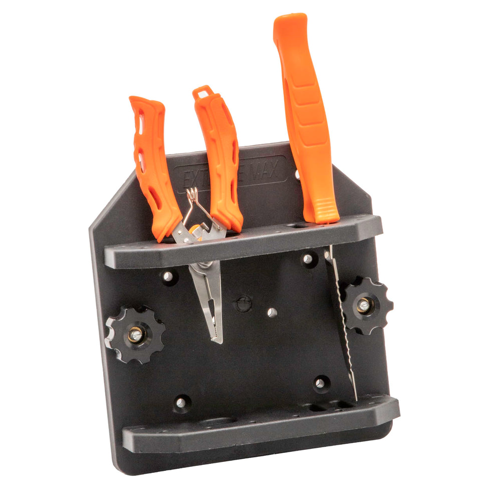 Extreme Max tool holder wide slot keeps scissors and pliers within reach