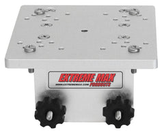 Exploded-view style image shows tool-free repositioning of Extreme Max downrigger mount.