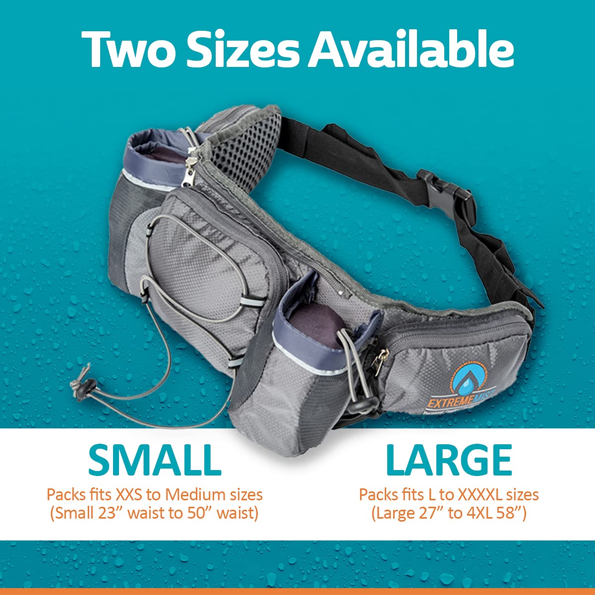EXTREMEMIST cooling mist compatibility enhances outdoor hydration and comfort.